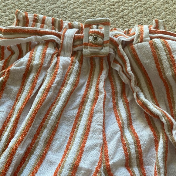 Striped Orange and White Pants - Picture 4 of 4